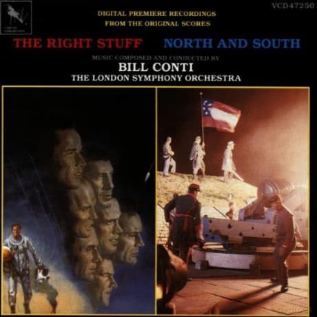 The Right Stuff / North and South soundtrack (Pierwszy Krok w Kosmos / Północ - Południe) (Bill Conti)