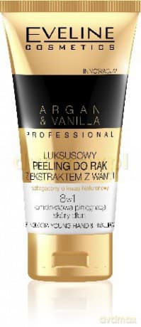 Eveline Argan & Vanilla Luksusowy peeling do rąk 8w1 75ml