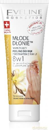 Eveline Hand & Nail Therapy Młode Dłonie 8w1 Peeling waniliowy 75ml