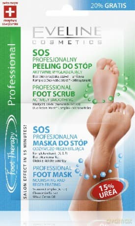 Eveline Maseczka+peeling do stóp FOOT THERARY 6mlx2