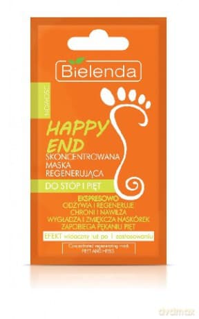 Bielenda Happy End Maska regenerująca do stóp w saszetce 10g