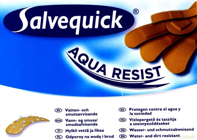 Plastry Salvequick wodoodporne Aqua Resist (1 opakowanie) 40 szt