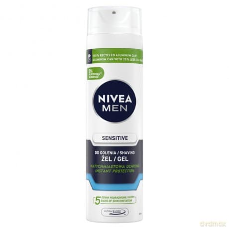 Nivea For Men łagodzący żel do golenia Sensitive 200 ml