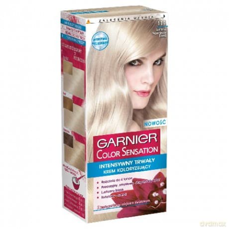 Garnier Color Sensation krem koloryzujący 111 Silver U. Blond, srebrny super jasny blond