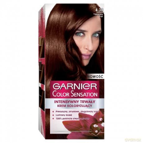 Garnier Color Sensation krem koloryzujący 4.30 tajemniczy brąz