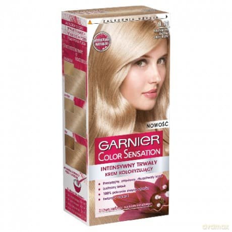 Garnier Color Sensation krem koloryzujący 9.13 Cristal Blond, krystaliczny beżowy jasny blond
