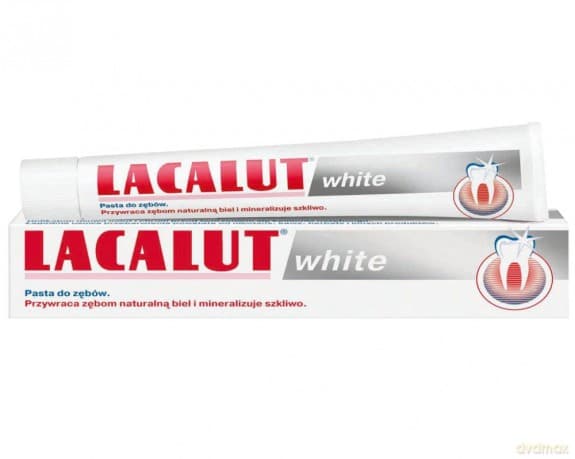 Lacalut: Pasta do zębów White, wybielająca 75 ml