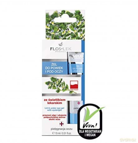 Floslek Pielęgnacja oczu: Żel ze świetlikiem do powiek (w tubce)