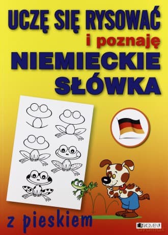 Uczę się rysować i poznaję niemieckie słówka z pieskiem