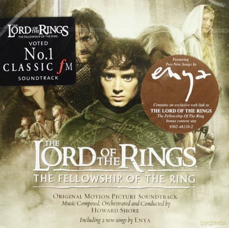 The Lord Of The Rings: The Fellowship of The Ring soundtrack (Władca Pierścieni. Drużyna Pierścienia) (Howard Shore)