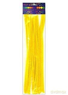 Druciki kreatywne 30 cm Żółte