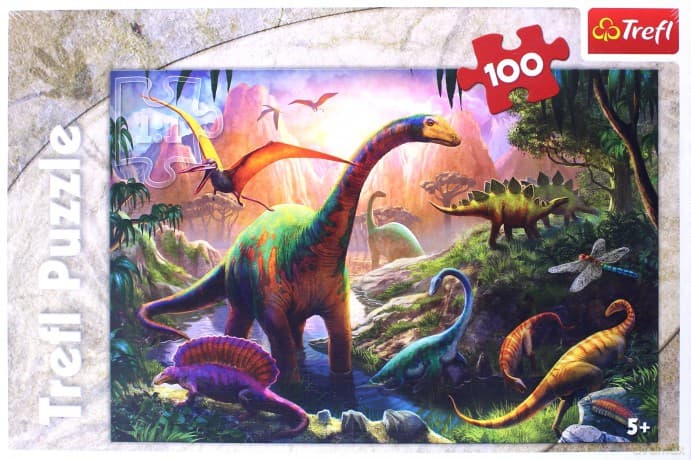 TREFL 100 el. świat dinozaurów