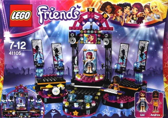 LEGO Friends Scena gwiazdy pop 41105