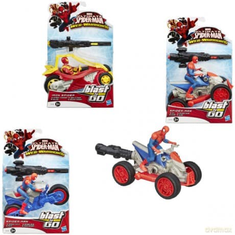 HASBRO Spider Man Ścigacze z wyrzutnią