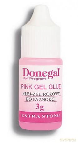 Donegal Klej do paznokci różowy 3 g