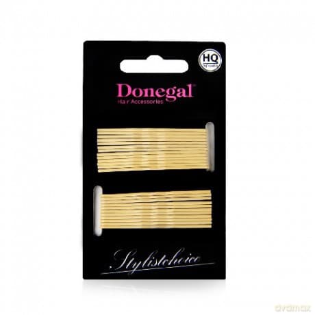 Donegal Wsuwka do włosów HQ 5 cm beżowa 24 szt.