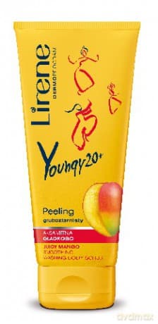 Lirene 20+ Youngy Pielęgnacja ciała Peeling gruboziarnisty- Aksamitna gładkość. Indyjska Harmonia