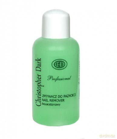 Christopher Dark Zmywacz do paznokci bezacetonowy 150 ml zielony