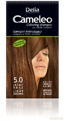 Delia Cosmetics Cameleo Szampon koloryzujący 5.0 jasny brąz