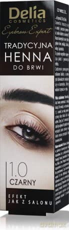 Delia Cosmetics Henna Henna do brwi i rzęs Czarna
