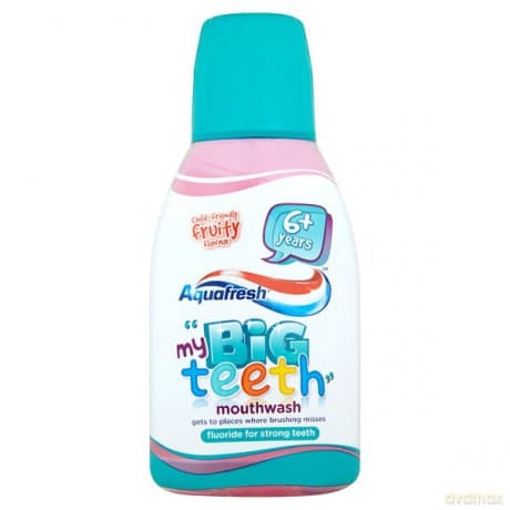 GSK Aquafresh My Big Teeth Płyn do płukania dla dzieci 6 + Fruity 300 ml