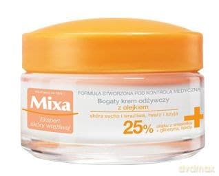 Mixa Krem odżywczy z olejkiem 25% do cery suchej i wrażliwej 50 ml