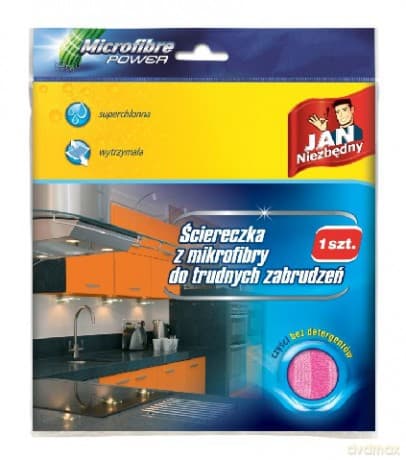 Jan Niezbędny Ściereczka z mikrofibry do trudnych zabrudzeń