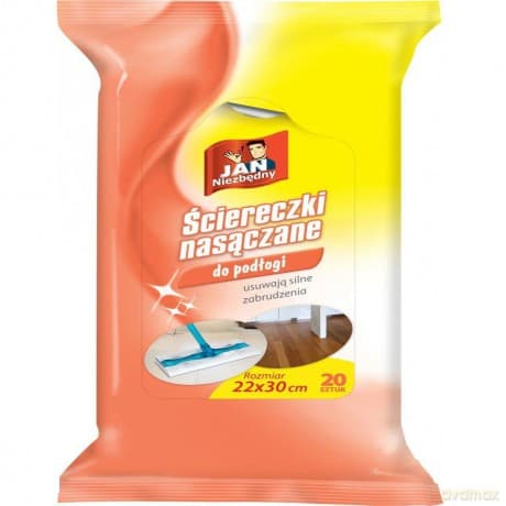 Jan Niezbędny Ściereczki nasączane do podłogi 20 szt.
