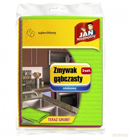 Jan Niezbędny Zmywak gąbczasty 3 szt.