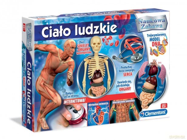 CLEMENTONI Naukowa zabawa. Ciało ludzkie
