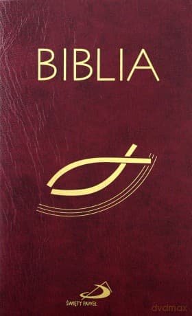 Biblia Stary Testament i Nowy Testament (oprawa balacron) - bordo