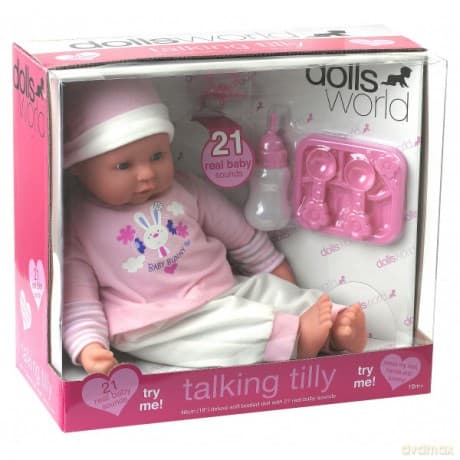 PETERKIN Lalka bobas 46 cm Talking Till