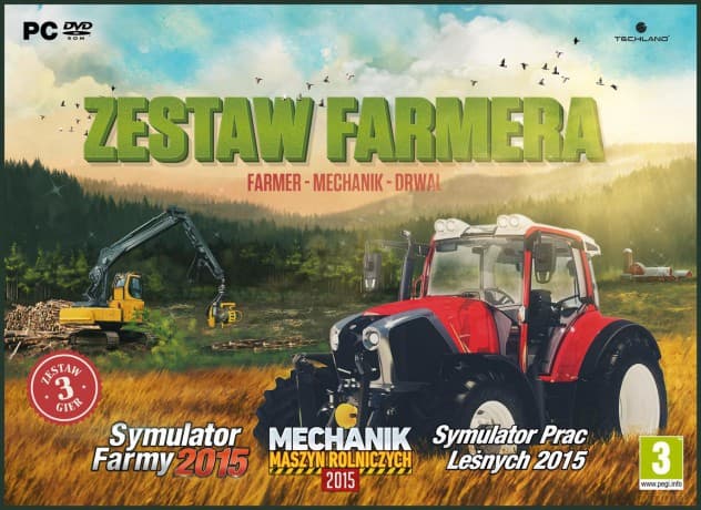 Zestaw Farmera (Farma 2015 + Mechanik Maszyn Rolniczych + Prace Leśne 2015)
