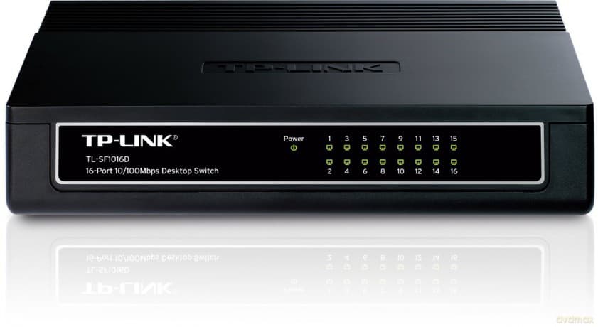 TP-Link TL-SF1016D Desktop Switch (16x 10/100MBit/s RJ45)