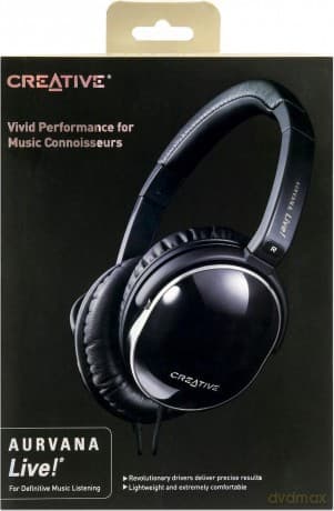 Słuchawki Creative Aurvana Live! (czarne)