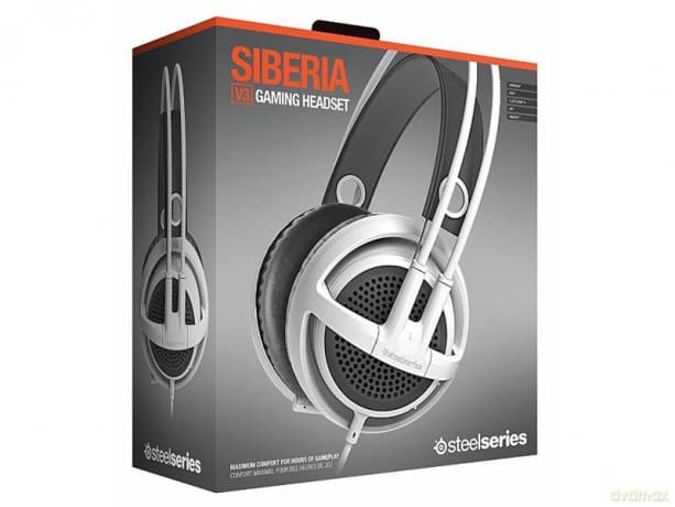 Słuchawki nauszne SteelSeries Siberia V3 (białe)