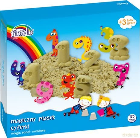 Piasek magiczny 600 g Cyferki