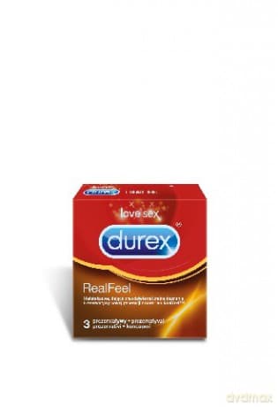 Durex Prezerwatywy Real Feel 3 szt
