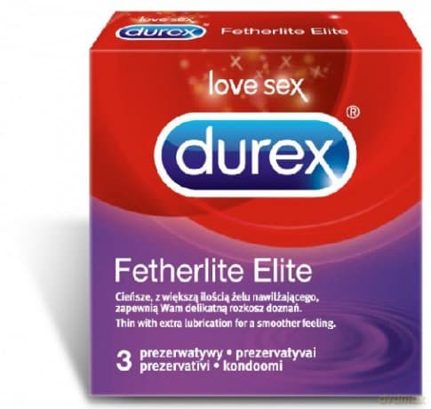 Durex Prezerwatywy Fetherlite Elite 3 Szt