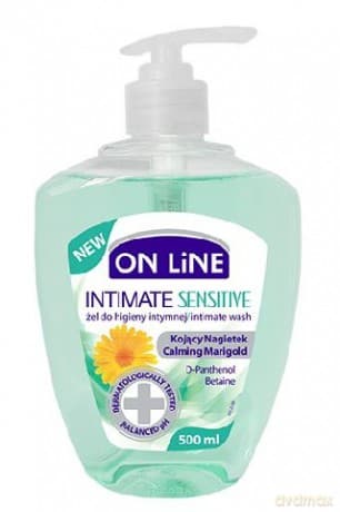 On Line Intimate Żel Do Higieny Intymnej Sensitive Kojący Nagietek 500ml