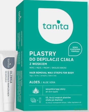 Tanita Plastry Do Depilacji Aloesowe 1 Op.-12szt