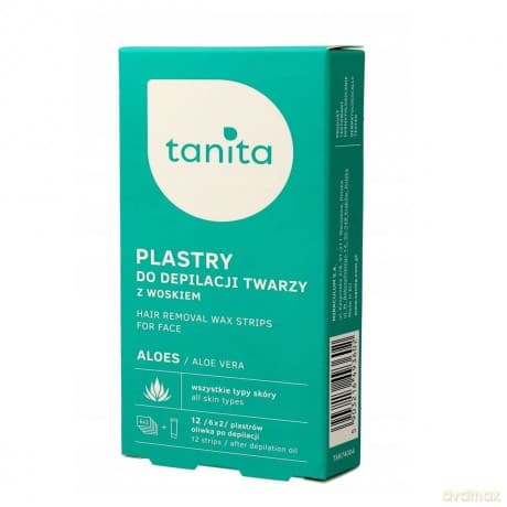 Tanita Plastry Do Depilacji Twarzy Aloesowe