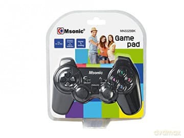 VAKOSS Gamepad USB z wibracjami do PC/PS3 Msonic MN3329BK