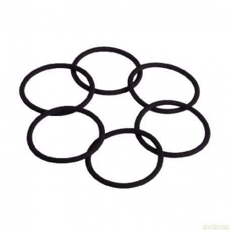 Donegal Gumka Do Włosów Silikonowa Viril Czarna (FA-5545) 1 Op.-6 Szt