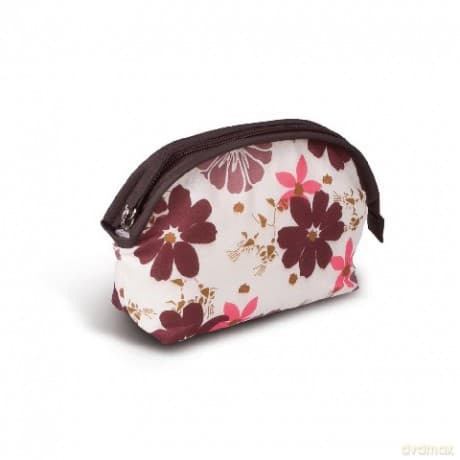 Donegal Kosmetyczka Damska W Brązowe Kwiatki 4962