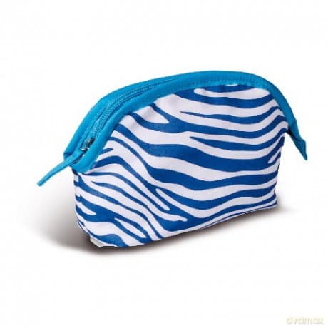 Donegal Kosmetyczka Damska Zebra Niebieska 4961