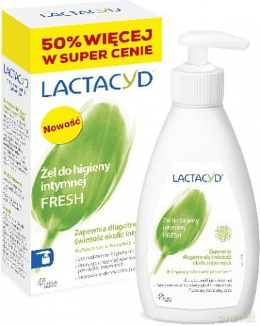 Lactacyd Fresh Żel Do Higieny Intymnej - Pompka 300ml