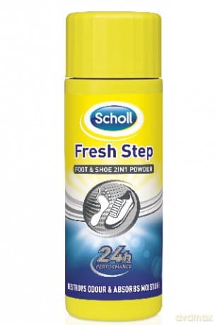 Scholl Pielęgnacja Stóp Fresh Step Zasypka Do Stóp I Butów 75g