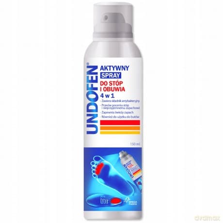 Undofen Aktywny Spray Do Stóp I Obuwia 4w1 150ml