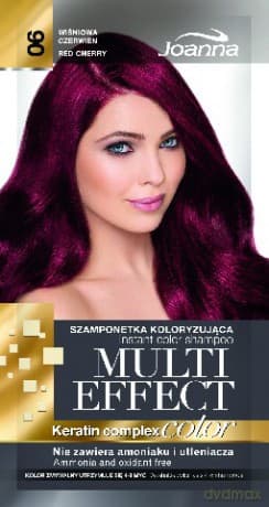 Joanna Multi Effect Color Keratin Complex Szamponetka 06 Wiśniowa Czerwień 35g